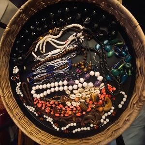 Bundle Of Beaded Necklaces